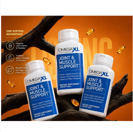 OmegaXL, Supplement Green-Lipped Mussel Oil - 300 Softgels Pack of 3