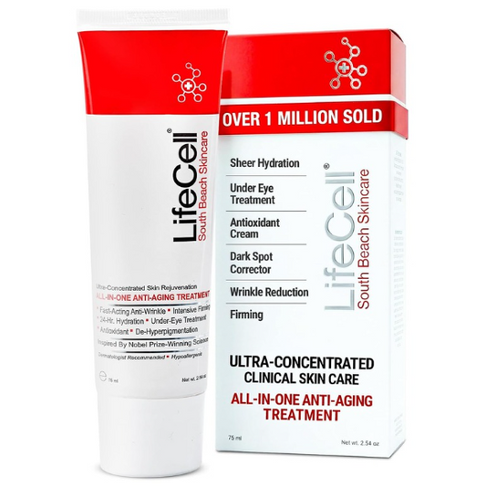 LifeCell Anti-Aging Cream for Wrinkles, Fine Lines & Dark Circles, 2.54oz