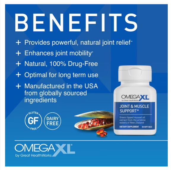OmegaXL, Supplement Green-Lipped Mussel Oil - 300 Softgels