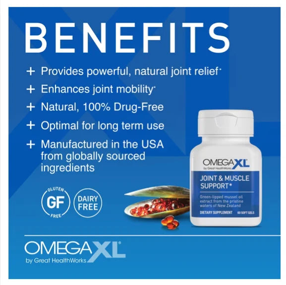 OmegaXL, Supplement Green-Lipped Mussel Oil - 300 Softgels Pack of 3