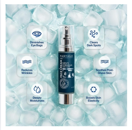 Particle Face Cream For Men 6 In 1 Anti Aging Cream Fights Eye Bags Dark Spots Pack of 1, 1.7 FL OZ