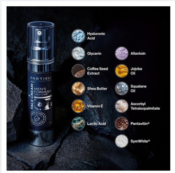 Particle Face Cream For Men 6 In 1 Anti Aging Cream Fights Eye Bags Dark Spots Pack of 1, 1.7 FL OZ