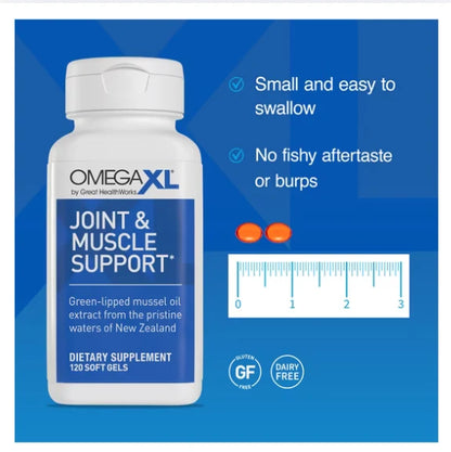 OmegaXL, Supplement Green-Lipped Mussel Oil - 300 Softgels Pack of 3