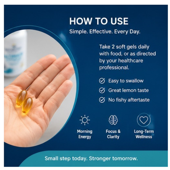 Nordic Naturals Ultimate Omega, Lemon Flavor - 60 Soft Gels - 1280 mg Omega-3 - High-Potency Omega-3 Fish Oil