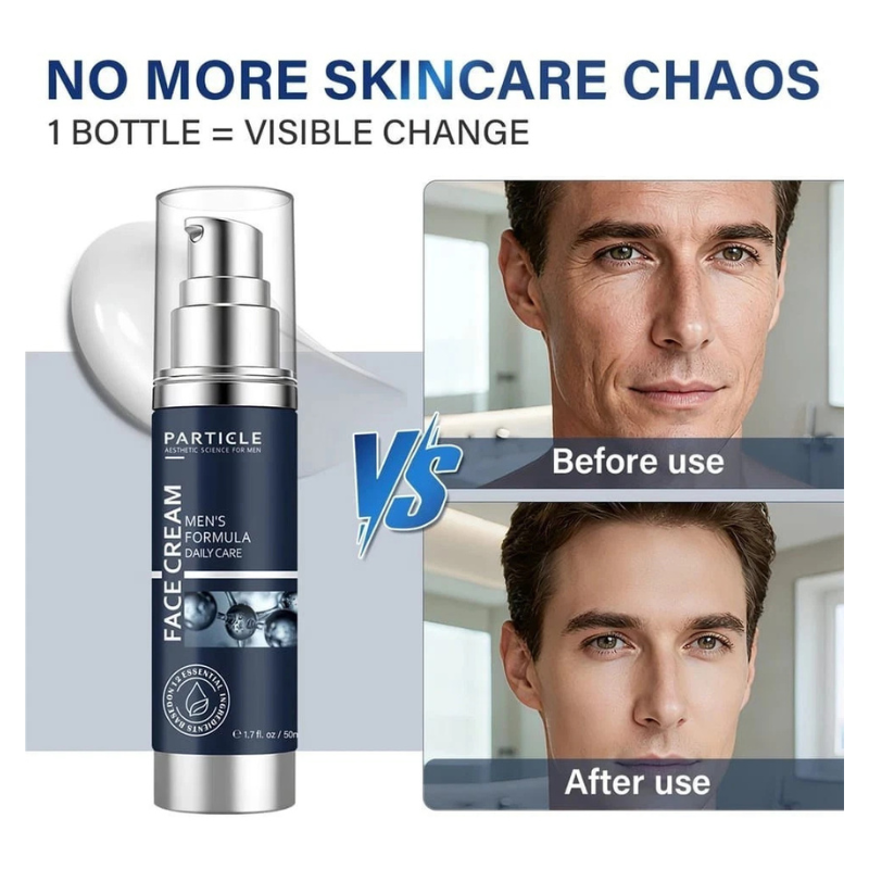 Particle Face Cream For Men 6 In 1 Anti Aging Cream Fights Eye Bags Dark Spot