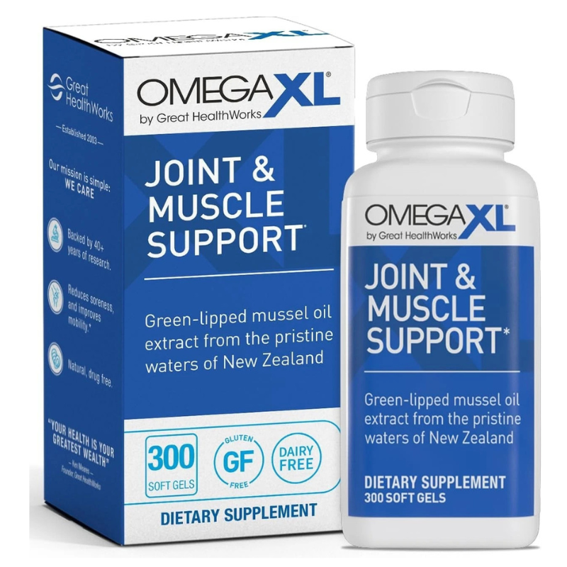 Omega XL 300 Capsules-Green Lipped Mussel Joint & Muscle Relief Supplement